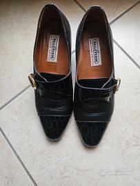 Scarpe donna in pelle nera n 38 Valleverde 