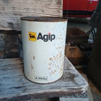 Latta olio Vintage Agip Vuote