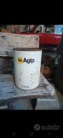 Latta olio Vintage Agip Vuote