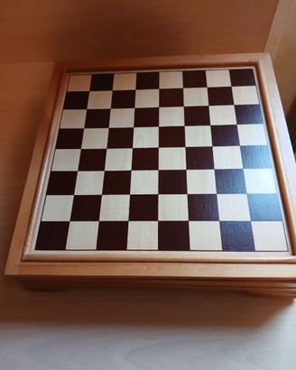 SCACCHIERA IN LEGNO