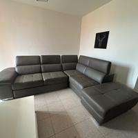 Divano angolare in ecopelle