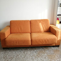 Divano Letto 2 Posti Arancione