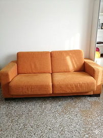Divano Letto 2 Posti Arancione