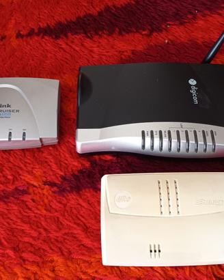 3 modem ADSL e 56K