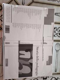Libro "Storia della pedagogia"