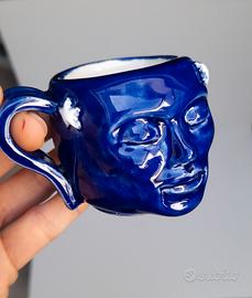 Tazzina artistica in ceramica  