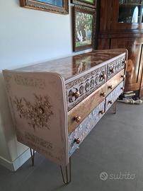 cassettiera ridipinta