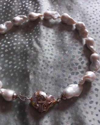 Collana di perle barocche