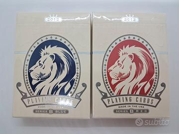 White lions serie b red + blue set
