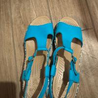 Scarpe crocs azzurre 