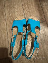 Scarpe crocs azzurre 