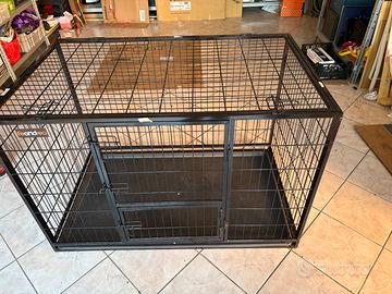 Gabbia per cani XXL Feandrea 122x81x75
