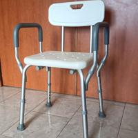 sedia doccia per disabili mai usata