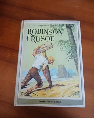 Libro ragazzi da collezione 'Robinson Crosue'