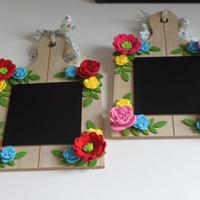 Lavagnetta cucina arredo a forma di tagliere idea