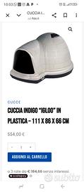 cuccia dogloo indigo xl