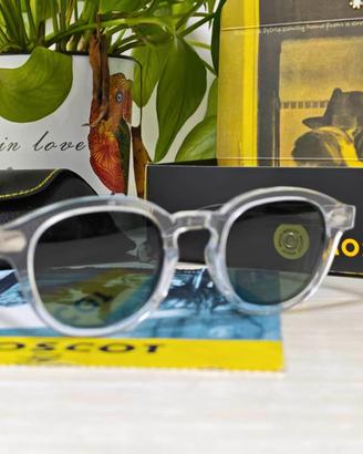 MOSCOT 49 Trasparenti Neri Nuovi Completi
