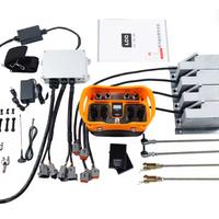 Kit raduocomando per gru idraulica.