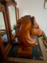 Testa di Cavallo in legno