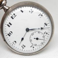 Antico orologio da tasca in ARGENTO primi del 900
