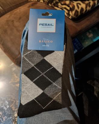 🧦 Calzini Uomo PESAIL – Classico a rombi