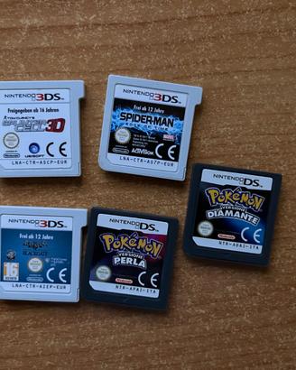 Lotto giochi vari nds pokemon perla diamante
