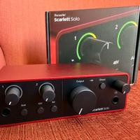 Scheda audio Focusrite Scarlett Solo (4° gen)
