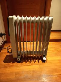radiatore elettrico su ruote