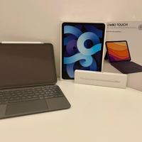 iPad Air 4 + Apple Pencil 2 + Logitech Combo Touch