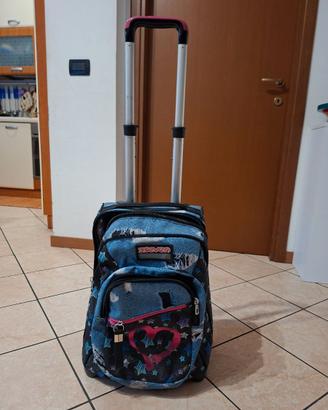 Zaino trolley da ragazza con bretelle,Seven, usato