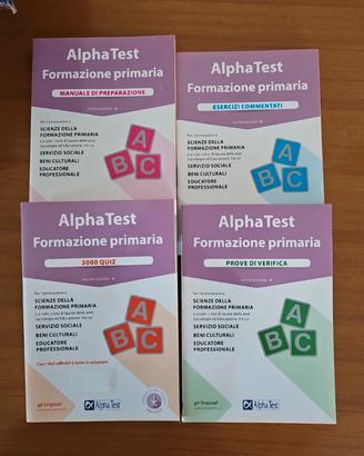 Kit Alpha Test Formazione primaria (4 Libri) 