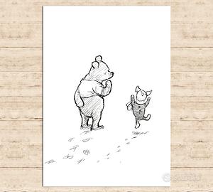 Stampe su cartoncino Winnie The Pooh