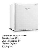 Congelatore bianco 34 lt