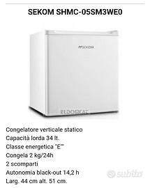 Congelatore bianco 34 lt