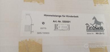 struttura zanzariera per culla