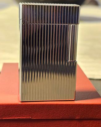 Accendino Dupont ligne 2, placcato argento