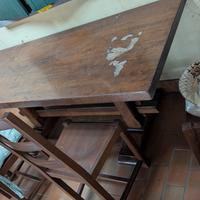 Set da Esterno in Legno Massello - Tavolo 8 Person