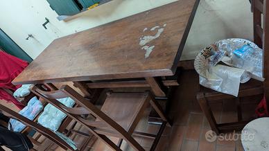 Set da Esterno in Legno Massello - Tavolo 8 Person