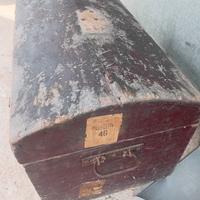 antico baule  legno