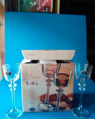 Bicchieri Cristallo di Bohemia e Aperitivo"Ricard"