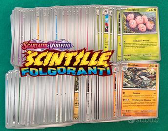 Lotto carte Pokemon Scintille Folgoranti