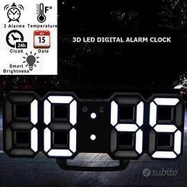 Orologio Led Multifunzione tavolo/parete  | Nuovo