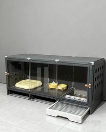 Cuccia Modulare per cane o gatto con zona toilette