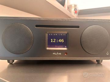 RLPlay S3 Black Radio streamer lettore CD