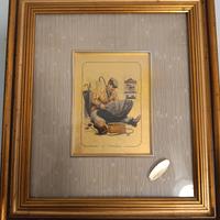 cromolitografia su foglia in oro 23k
