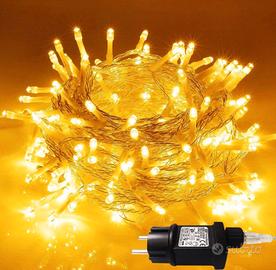 Catena luminosa 50m 500 LED LUCI Natale IP44