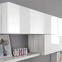 Soggiorno Skema effetto bianco lucido