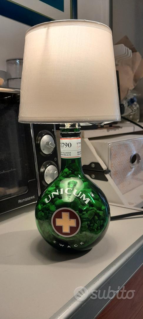 Lampada bottiglia amaro Unicum - Arredamento e Casalinghi In