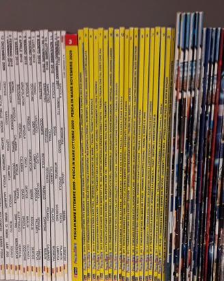 Libri riviste sulla pesca varie