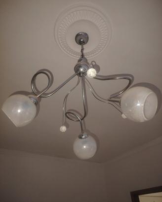 2 lampadari + lampadario/ ventilatore 